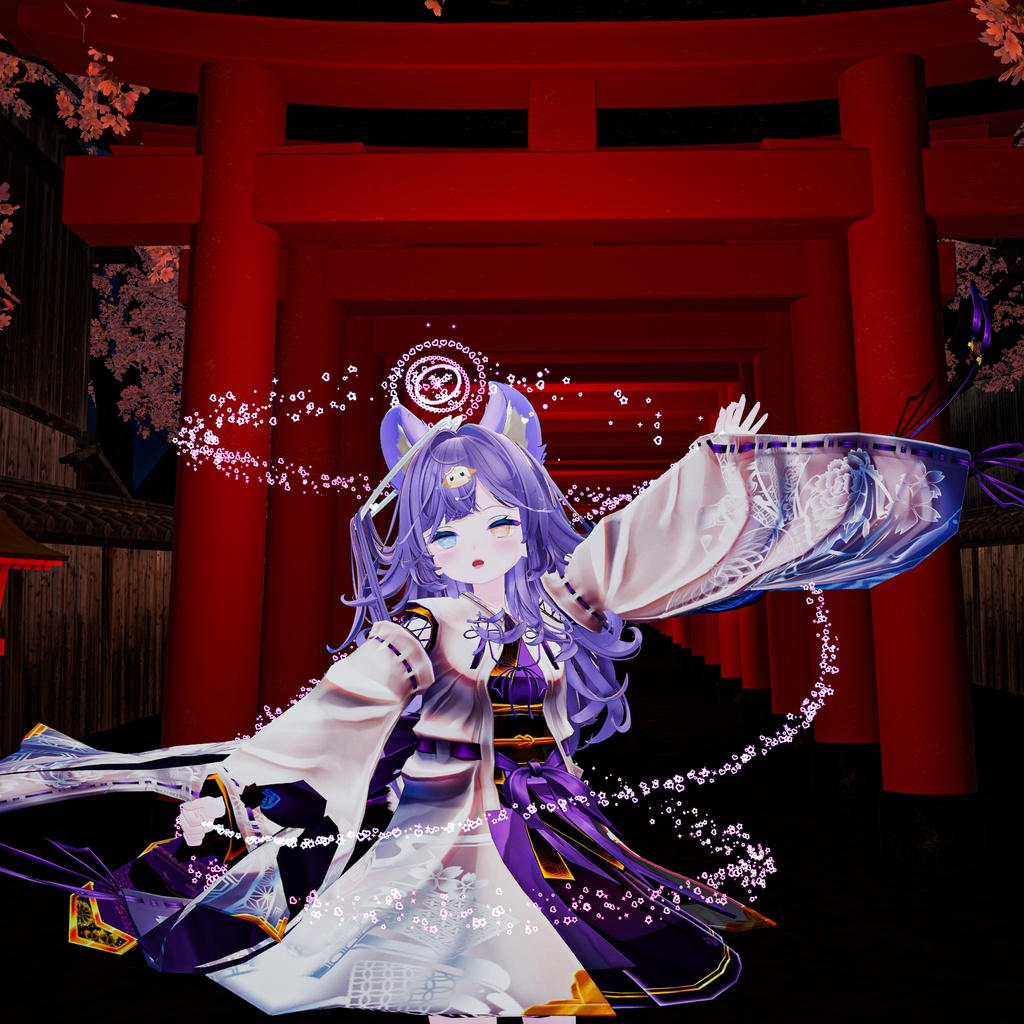 【VRChat向け】Starlit Halo Particle Set|指先・足元・トレイル・Halo パーティクルセット