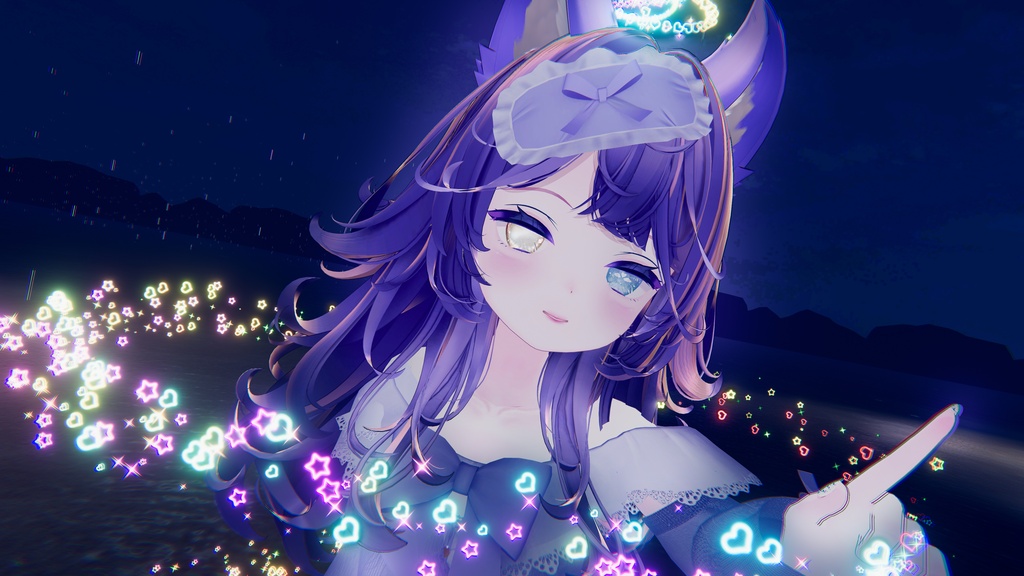 【VRChat向け】Starlit Halo Particle Set|指先・足元・トレイル・Halo パーティクルセット