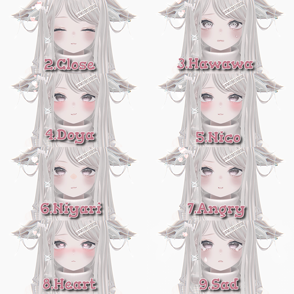 【エク - Eku】Face Blendshape + Face Animati…