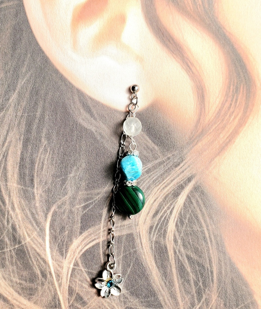 ピアス・イヤリング<松井江>ネックレスセット