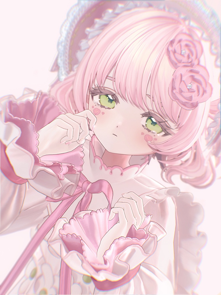 【フィユエ対応】ローズほっぺチーク🌹|ぽんのせ薔薇メイク