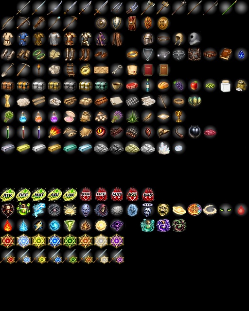 アイコン180種とウィンドウスキン2種のシステム素材パック