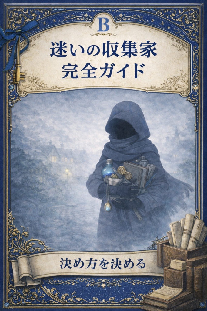 B｜迷いの収集家完全ガイド（青）
