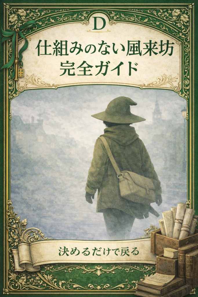 D｜仕組みのない風来坊完全ガイド（緑）