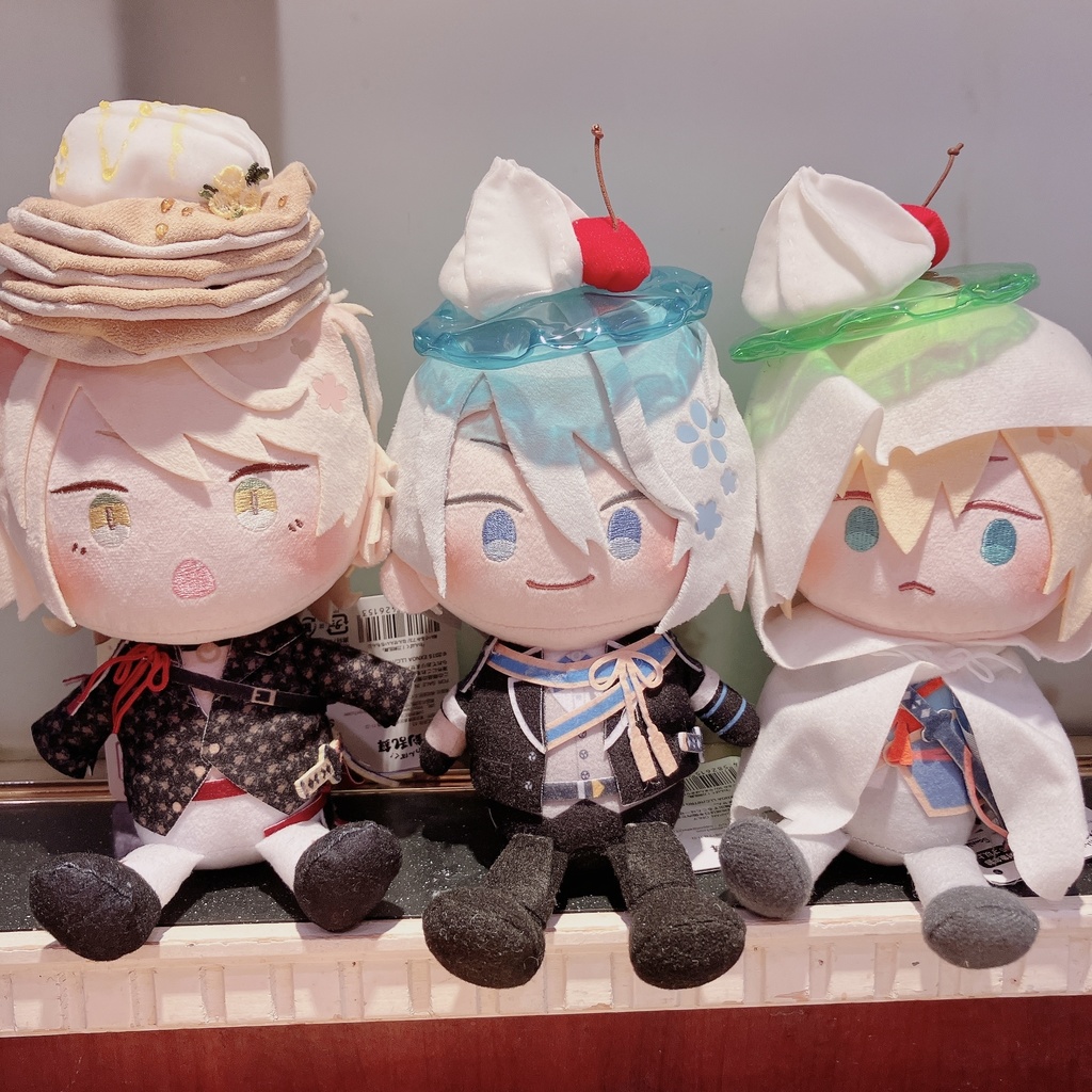 メロンソーダ　ホットケーキ　ぬい帽子
