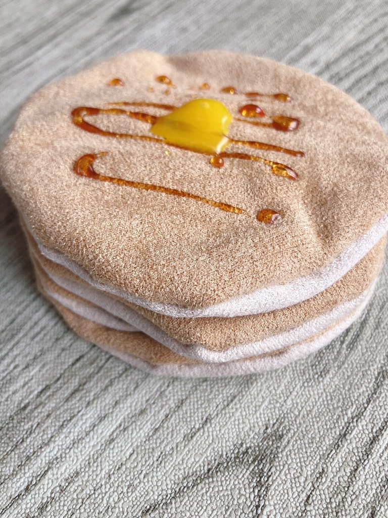 メロンソーダ ホットケーキ ぬい帽子