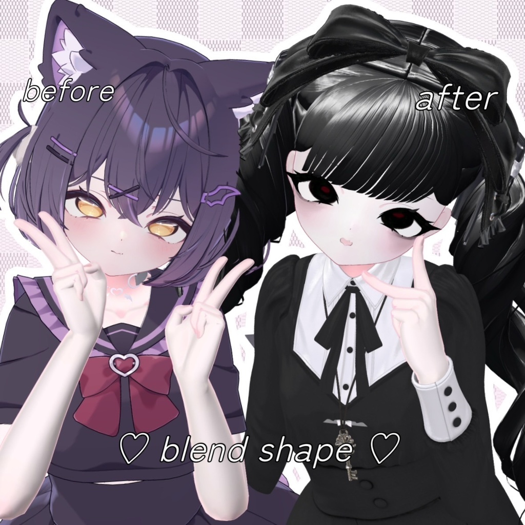 【Chocolat】Black eyelash make&eye+blend shape【8/18まで発売記念SALE】