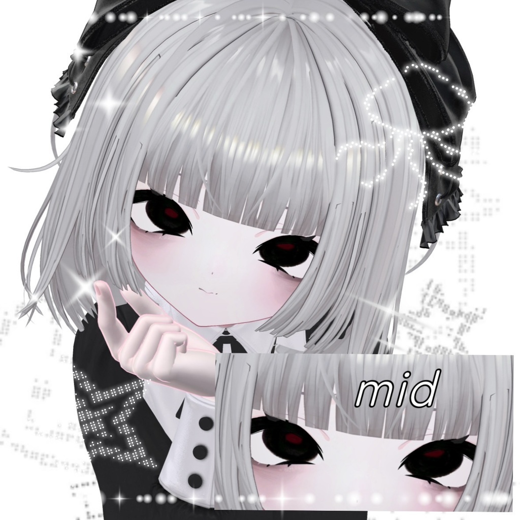 【Chocolat】Black eyelash make&eye+blend shape【8/18まで発売記念SALE】