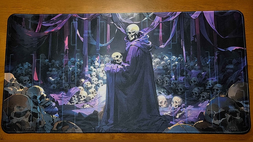 ワイト プレイマット 遊戯王向けカードゾーン