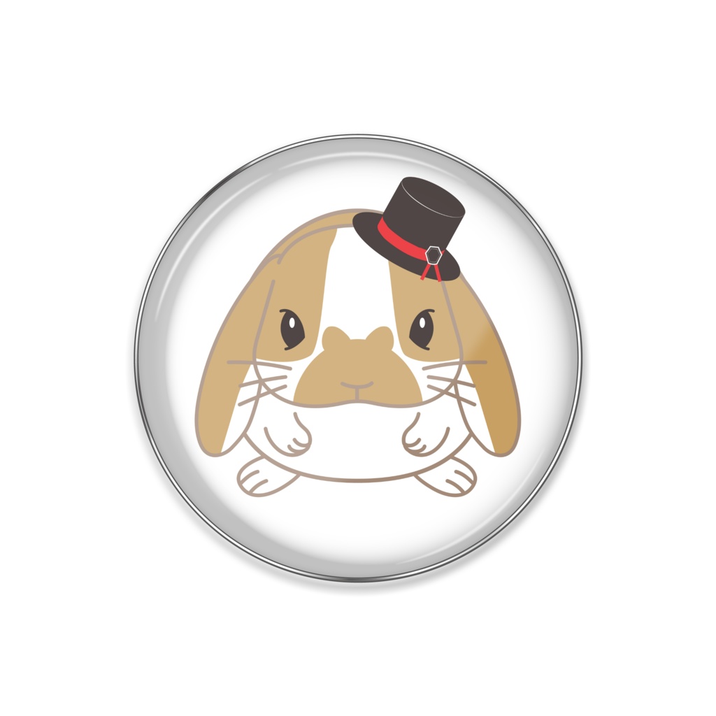 ポポ(ハット)のピンバッジ