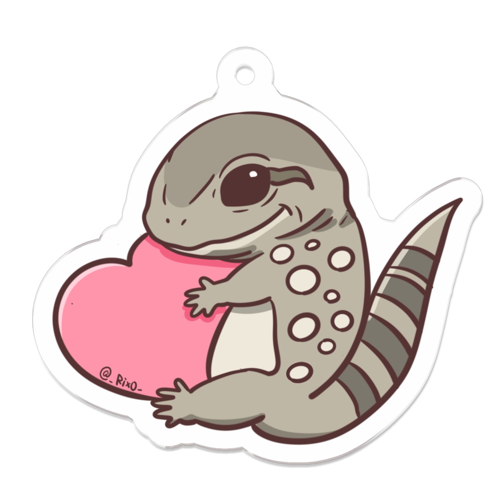 サバンナモニター アクリルキーホルダー