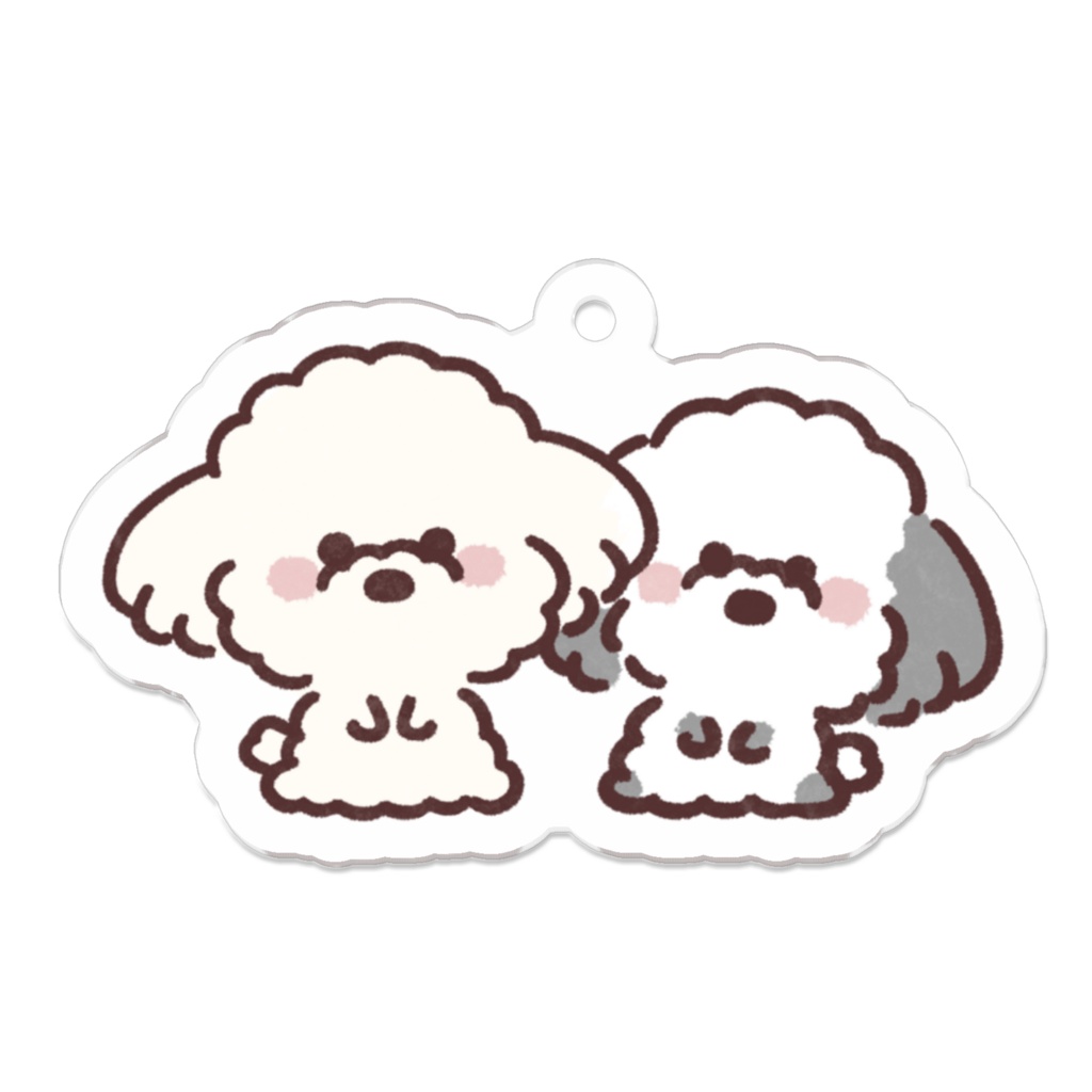 といぷーどる coco & toto アクリルキーホルダー