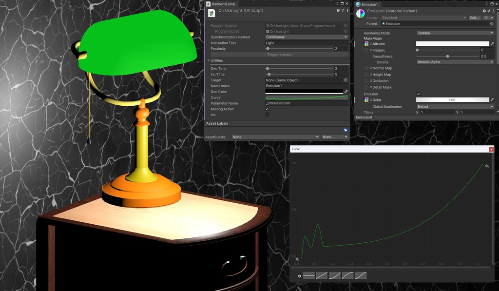 【無料】ライトをトリガーした時にゆっくりと明るくまたは暗くします