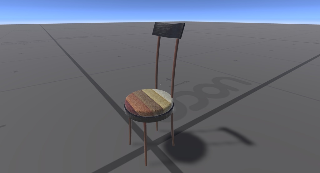 【無料】VRChat world向け キチンと座るギミック