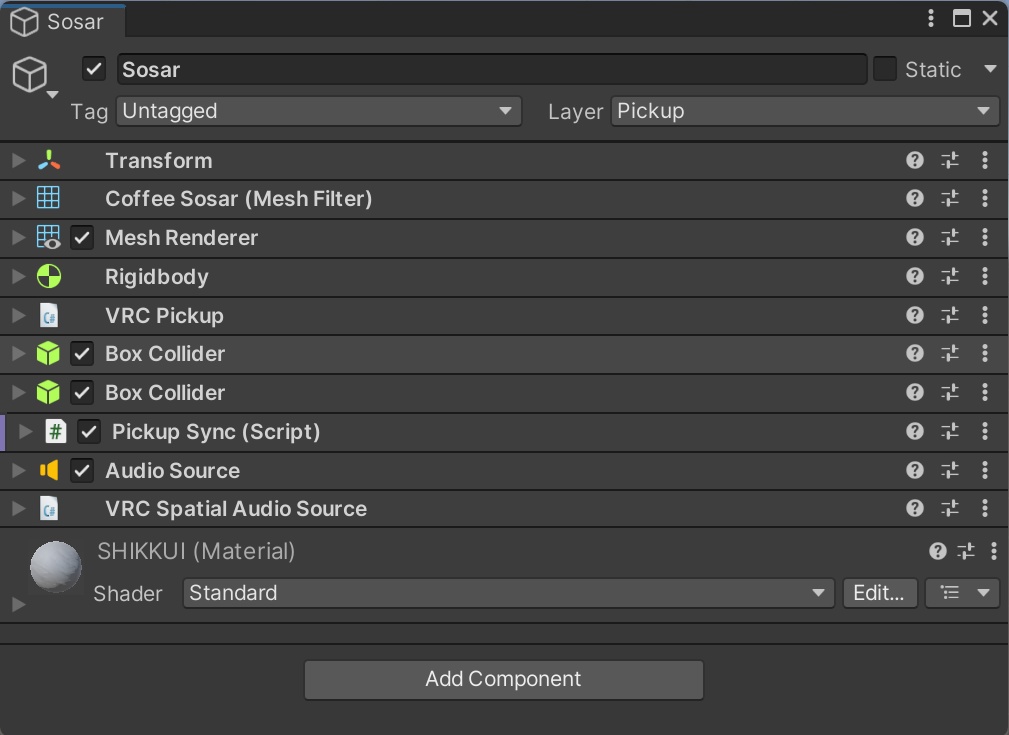 【無料】VRChat world向け PickUpがちょっとだけ良くなるギミック