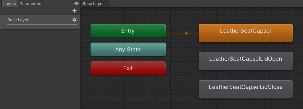 【無料】VRChat ワールド ギミック Use,Sitでアニメーション実行
