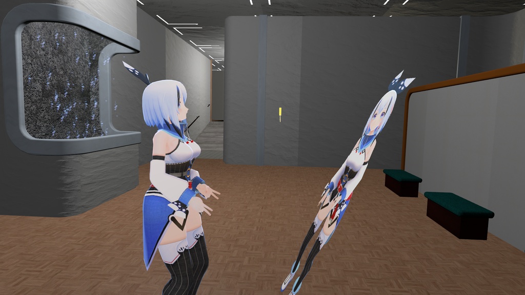 【無料】VRChat ワールド ギミック アバターホログラム