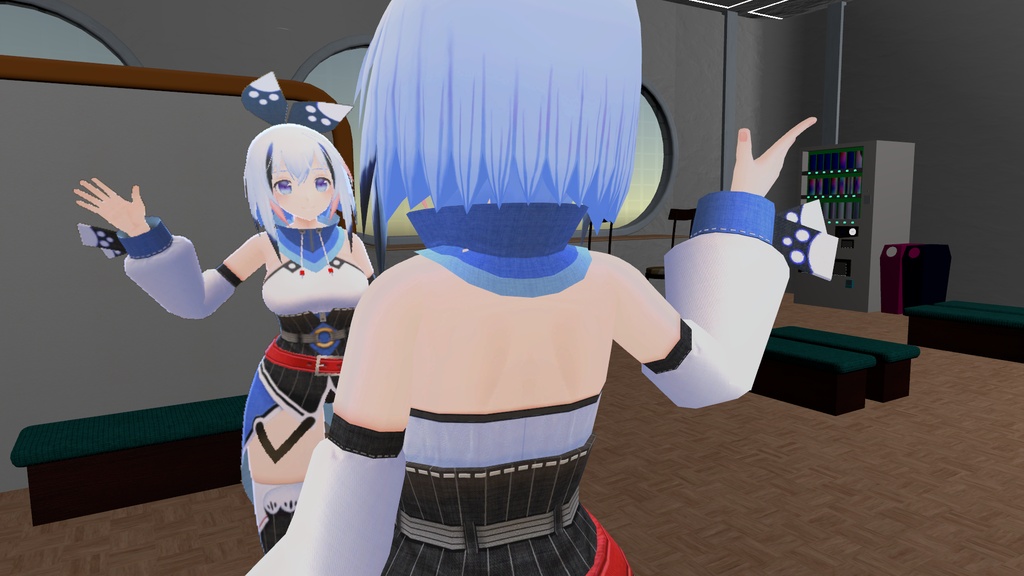 【無料】VRChat ワールド ギミック アバターホログラム