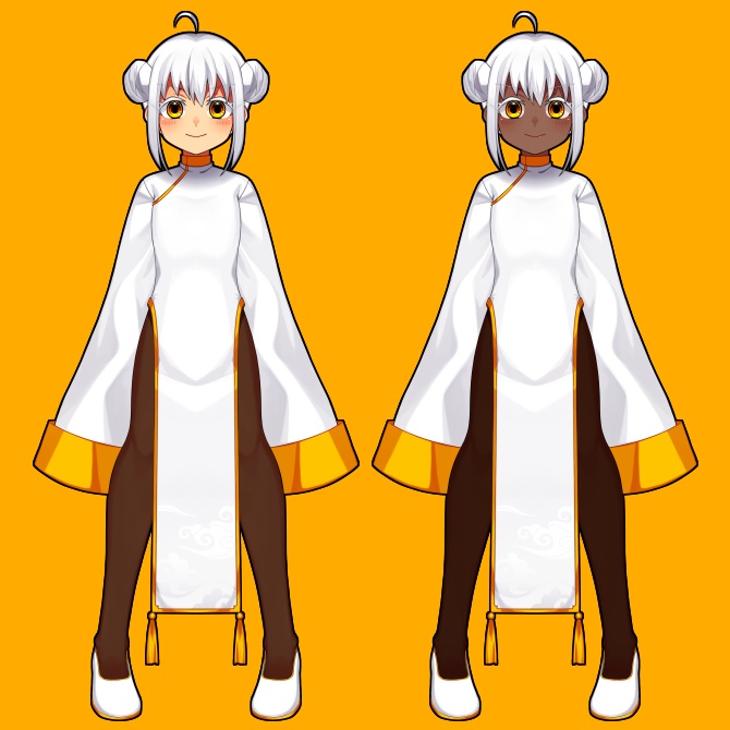 【汎用Live2D】アホ毛✕チャイナ【VTS】