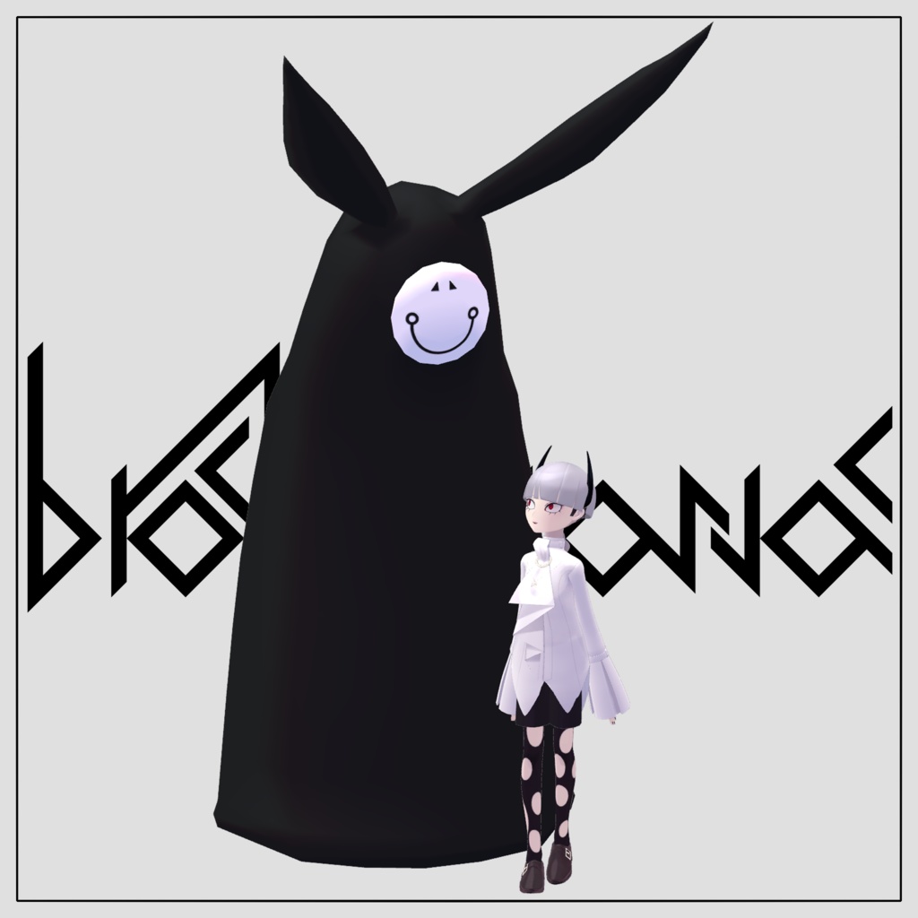 【オリジナル3Dモデル】Cathari カタリ【VRChatアバター】(無料おまけ)ShinigamiSan 死神さん