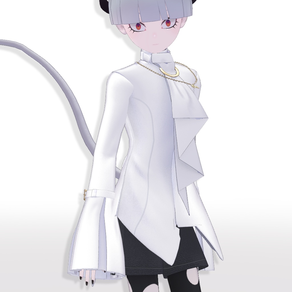 【オリジナル3Dモデル】Cathari カタリ【VRChatアバター】(無料おまけ)ShinigamiSan 死神さん