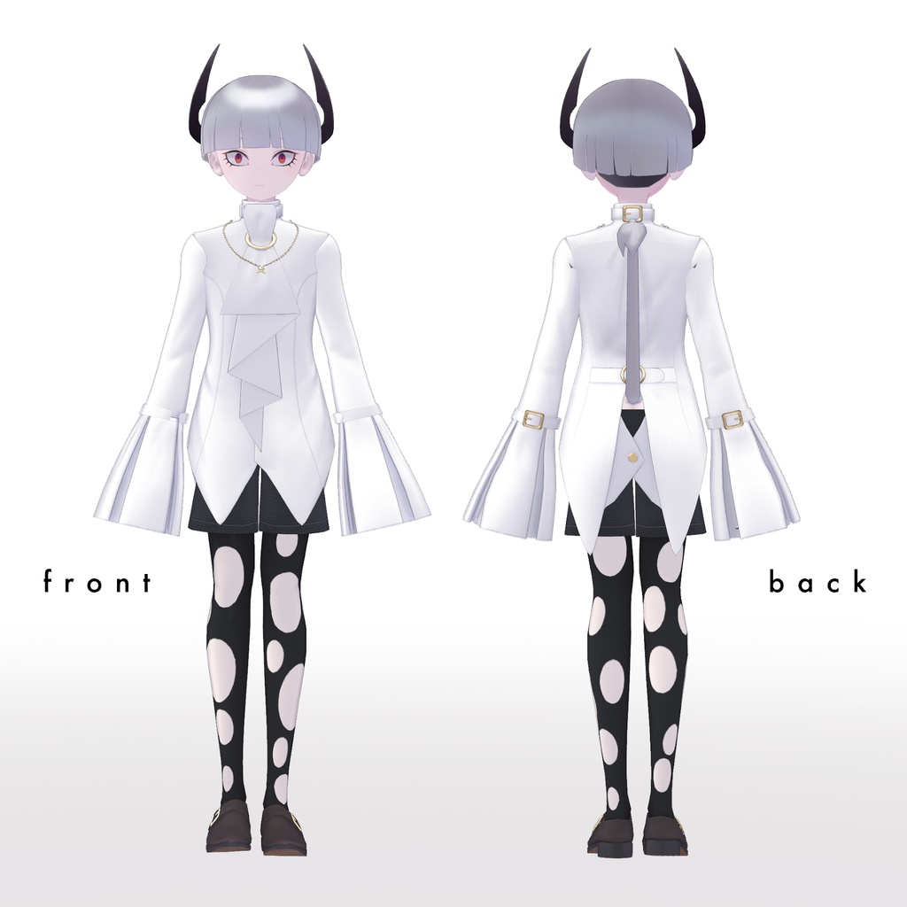 【オリジナル3Dモデル】Cathari カタリ【VRChatアバター】(無料おまけ)ShinigamiSan 死神さん