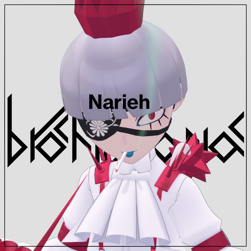 【オリジナル3Dモデル】Cathari カタリ【VRChatアバター】(無料おまけ)ShinigamiSan 死神さん