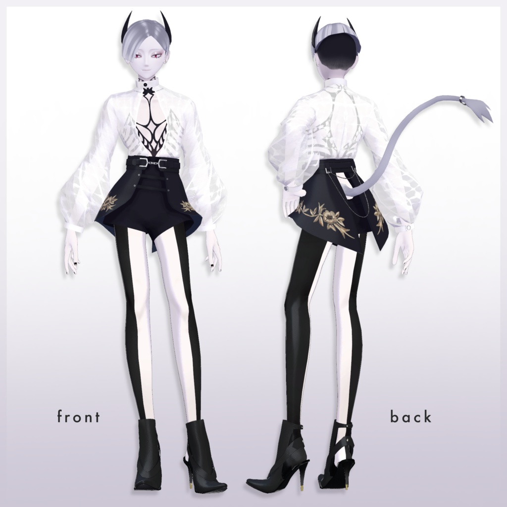 【オリジナル3Dモデル】Yegi イェギ【VRChatアバター】