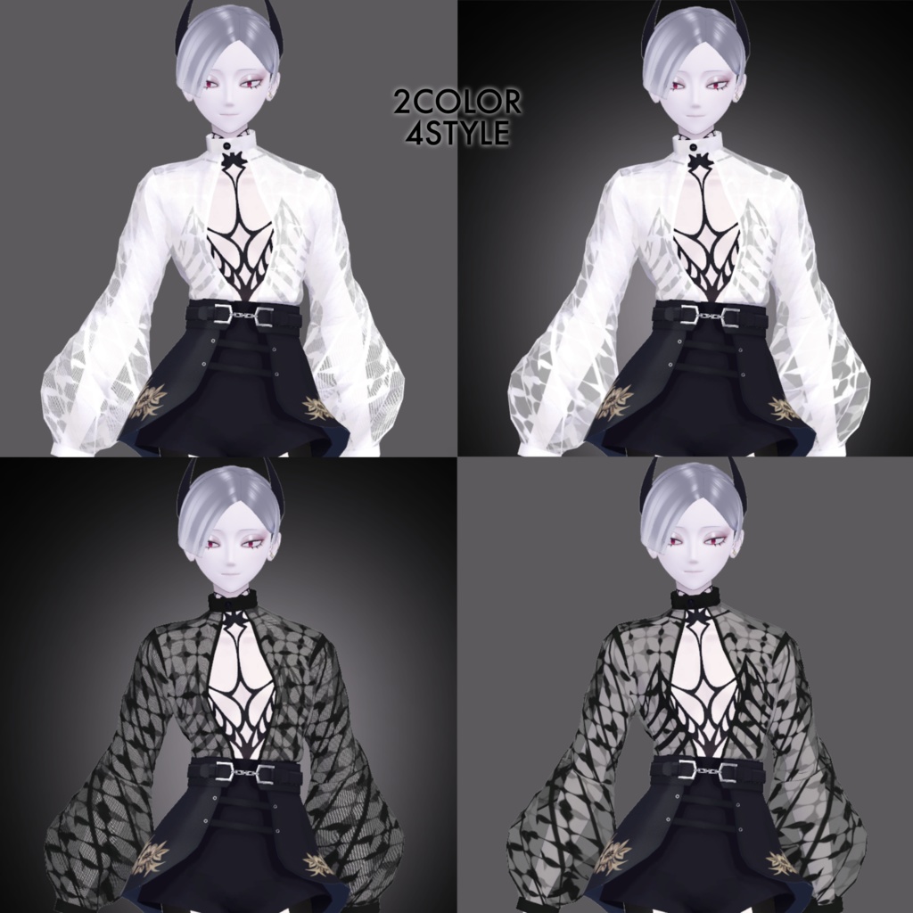 【オリジナル3Dモデル】Yegi イェギ【VRChatアバター】