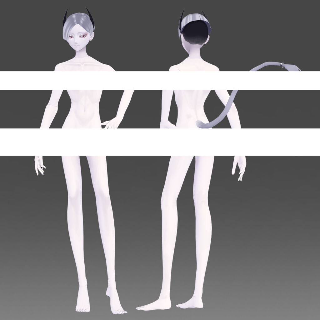 【オリジナル3Dモデル】Yegi イェギ【VRChatアバター】