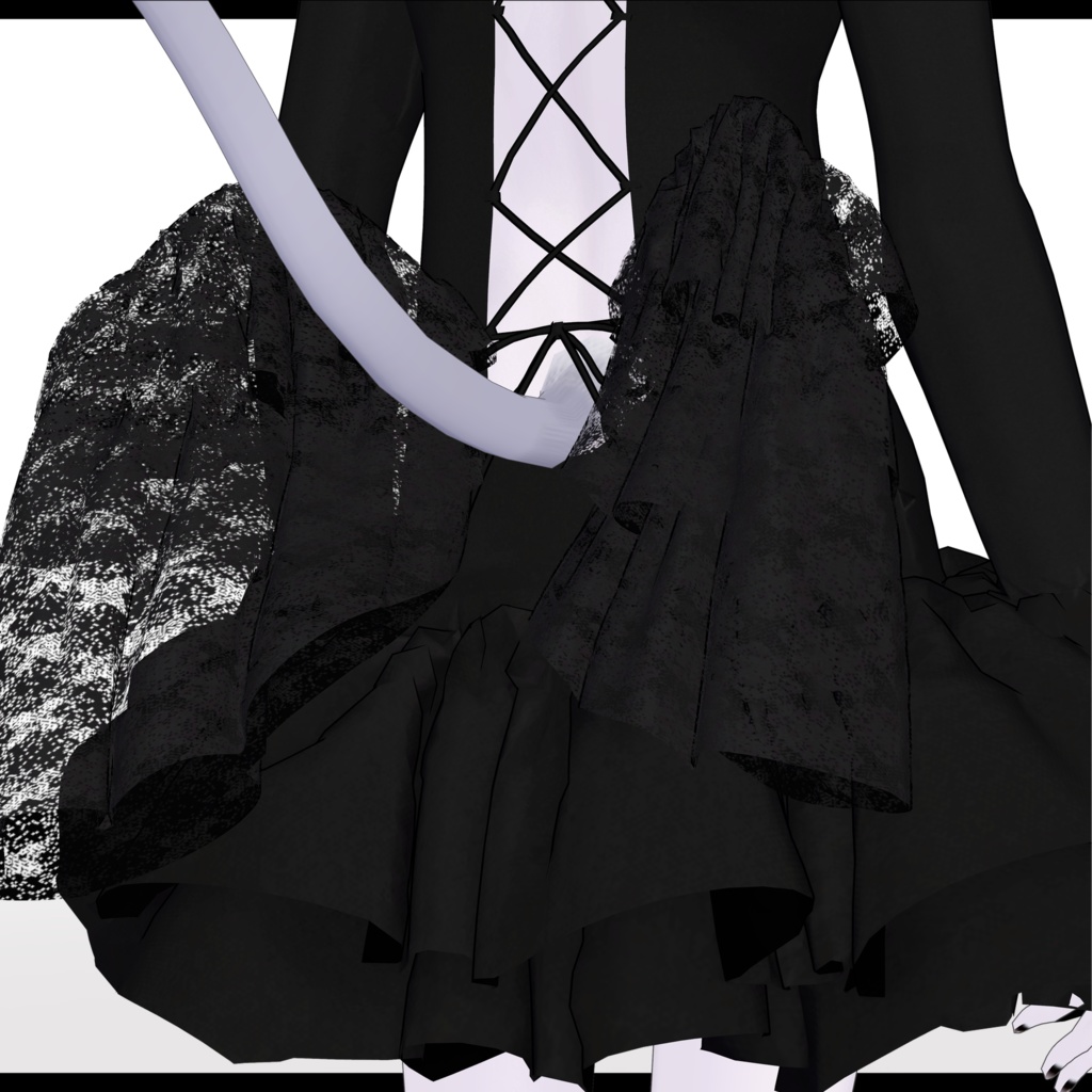 【旧素体対応】FrillsAngel フリル天使【VRChat想定衣装】