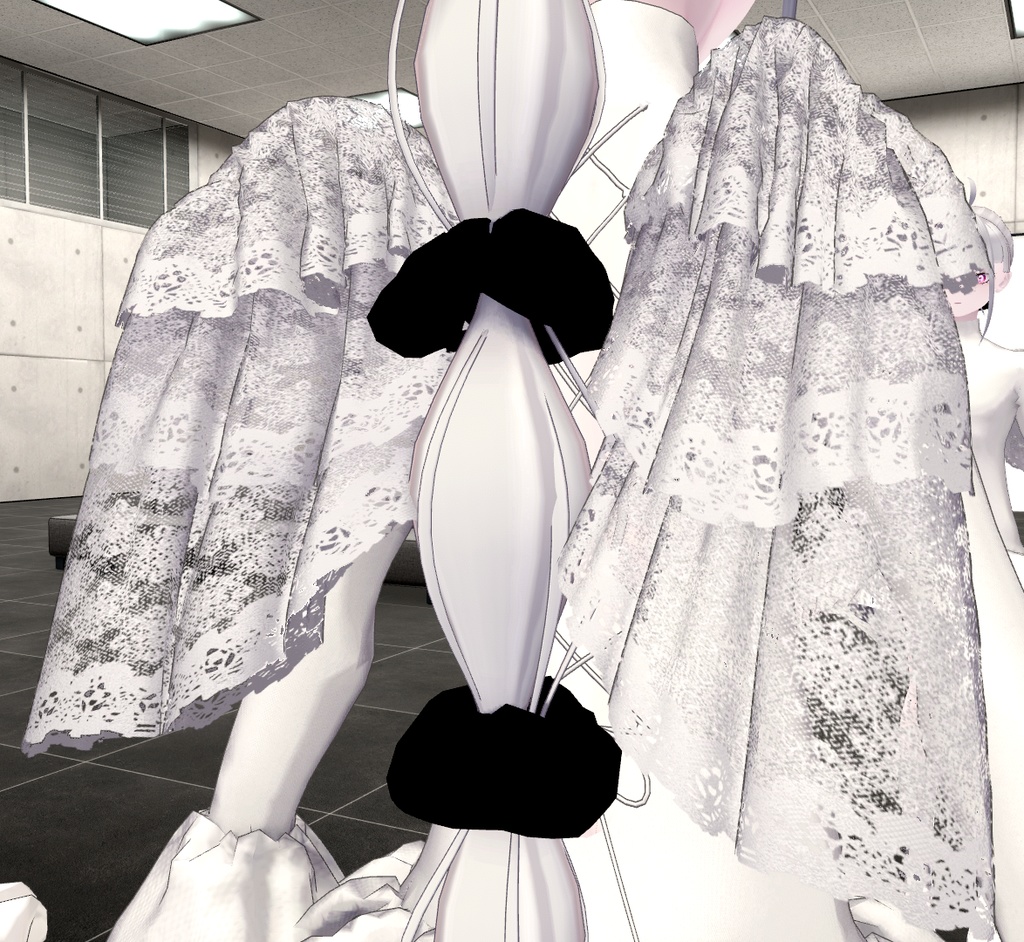 【旧素体対応】FrillsAngel フリル天使【VRChat想定衣装】