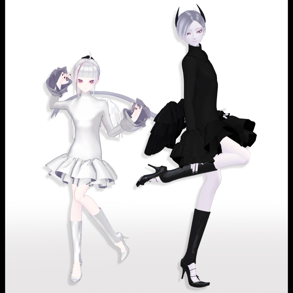 【旧素体対応】FrillsAngel フリル天使【VRChat想定衣装】