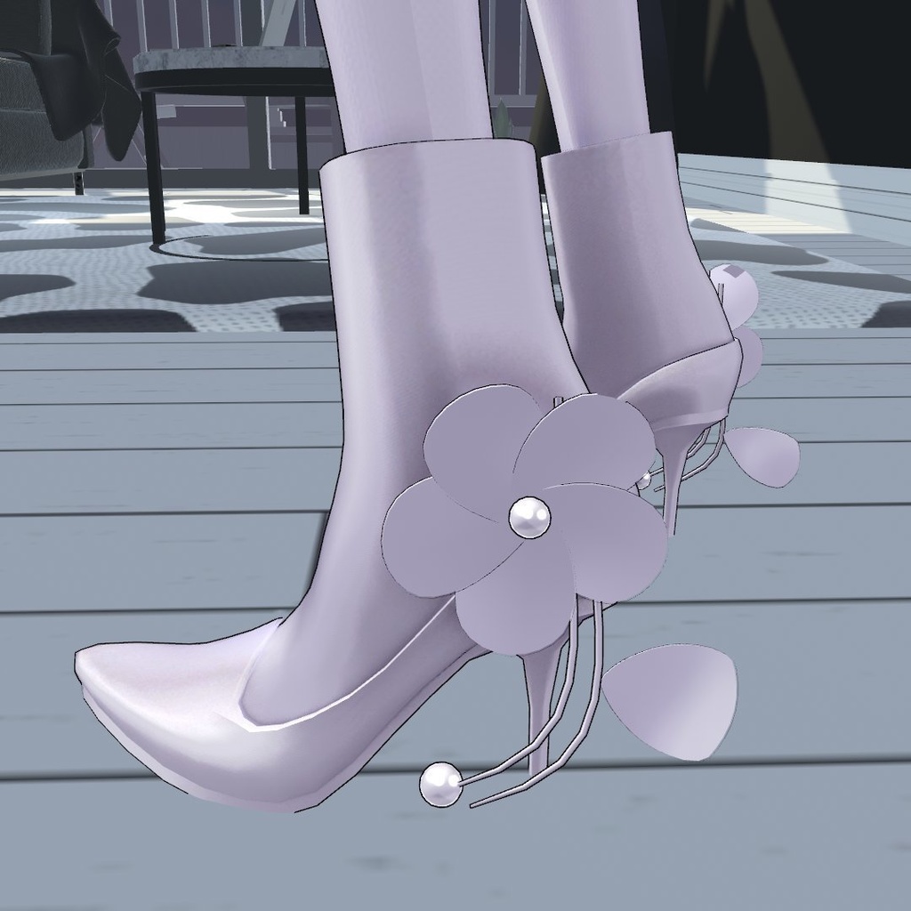 【旧素体対応】FlowersDress フラワードレス【VRChat想定衣装】