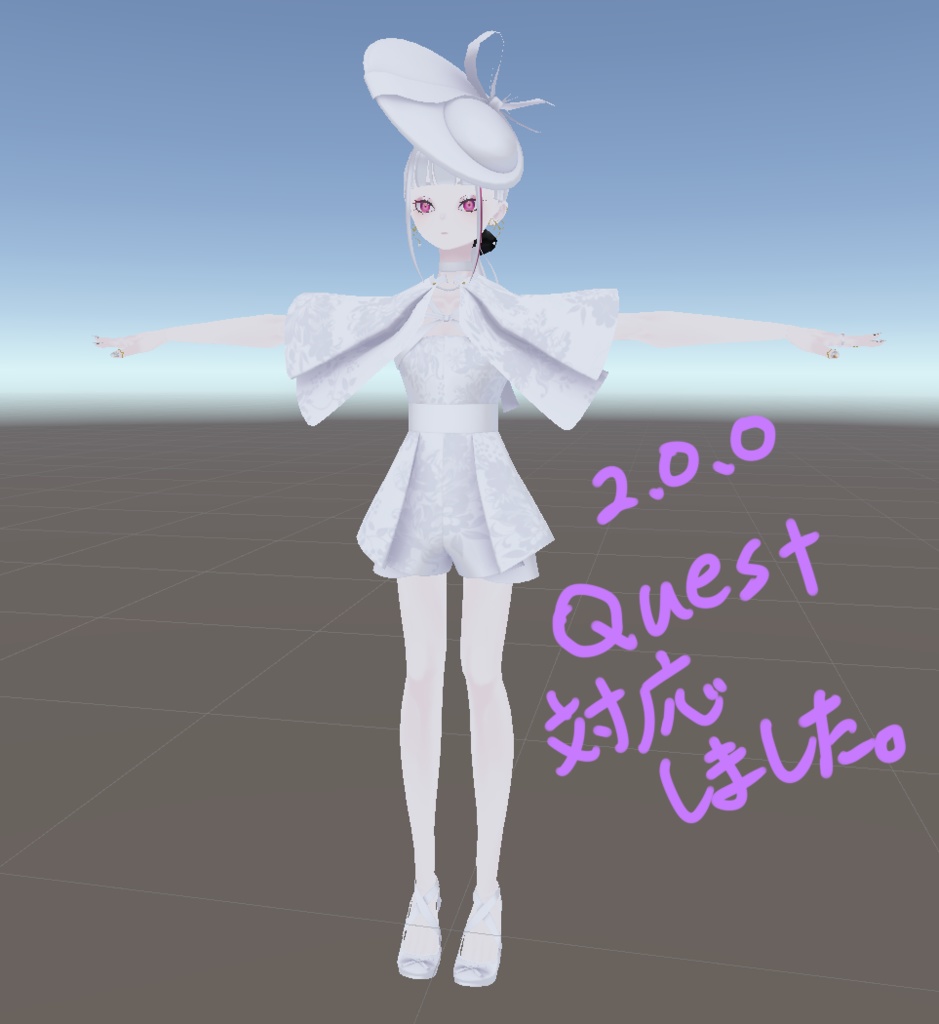 【VRC想定衣装】GirlyRibbon ガーリーリボン