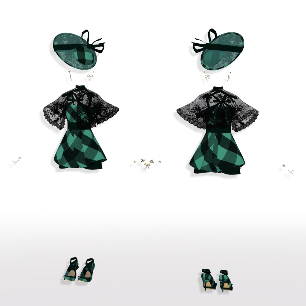 【VRC想定衣装】GirlyRibbon ガーリーリボン