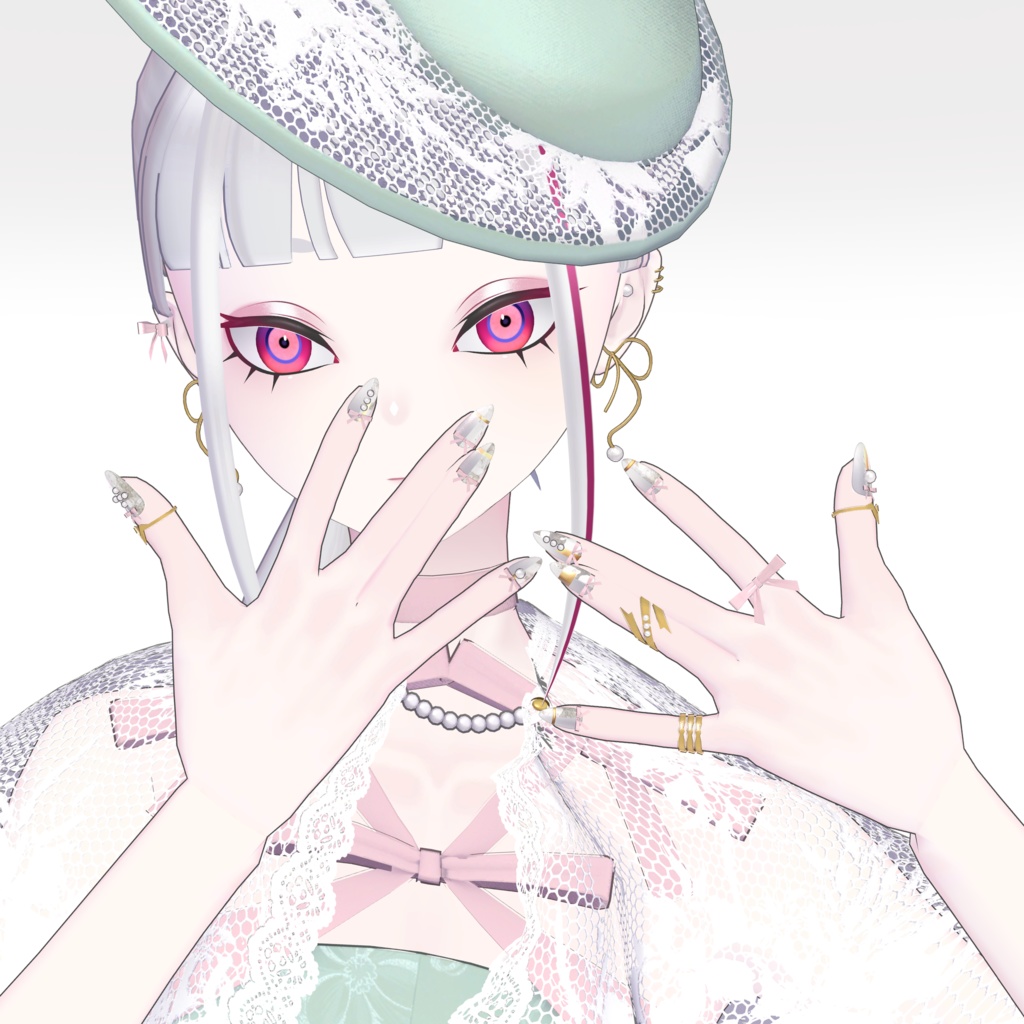 【VRC想定衣装】GirlyRibbon ガーリーリボン