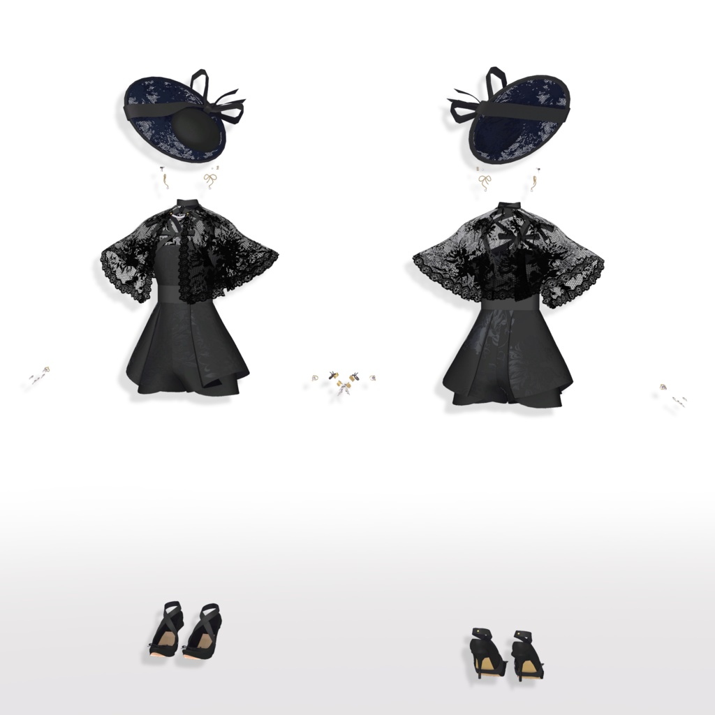 【VRC想定衣装】GirlyRibbon ガーリーリボン