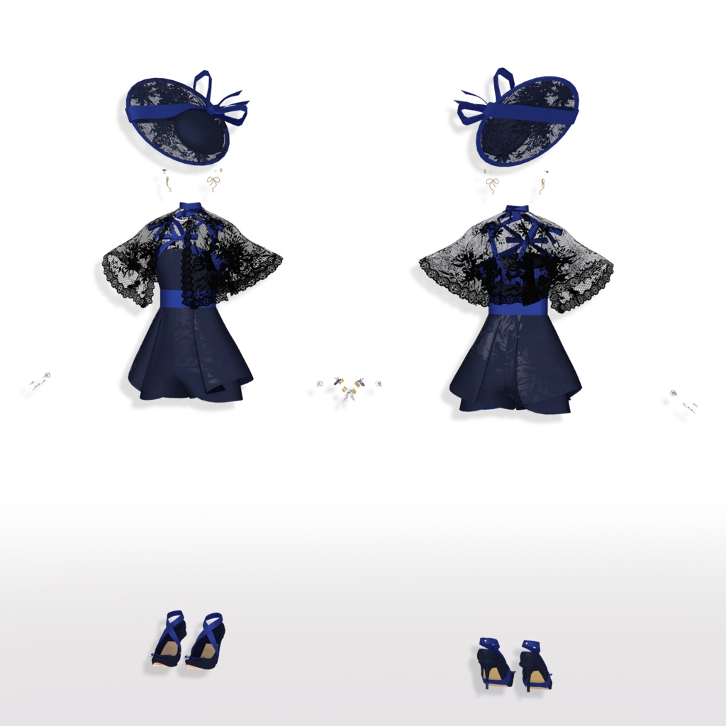 【VRC想定衣装】GirlyRibbon ガーリーリボン