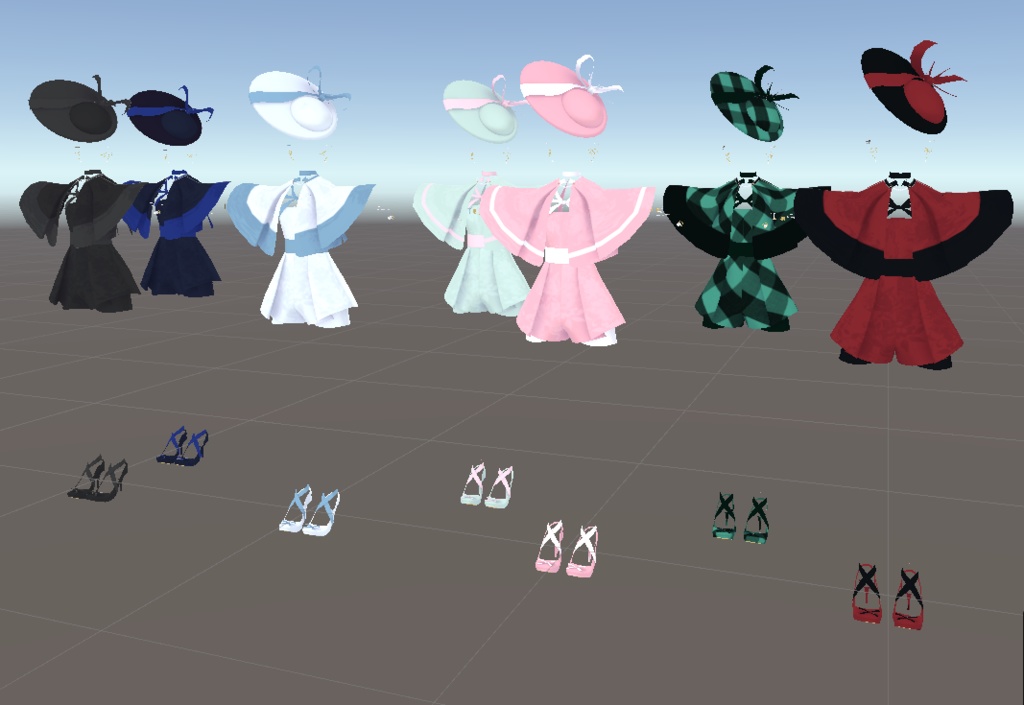 【VRC想定衣装】GirlyRibbon ガーリーリボン