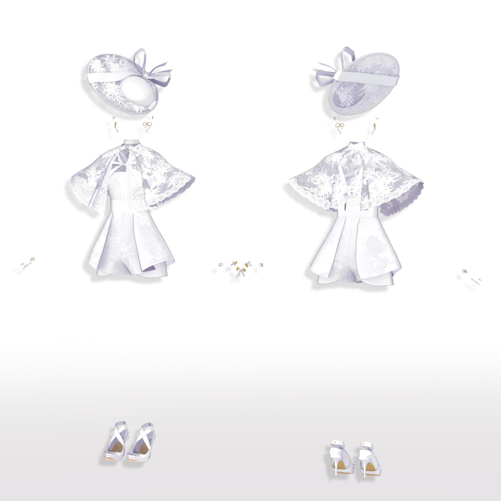 【VRC想定衣装】GirlyRibbon ガーリーリボン