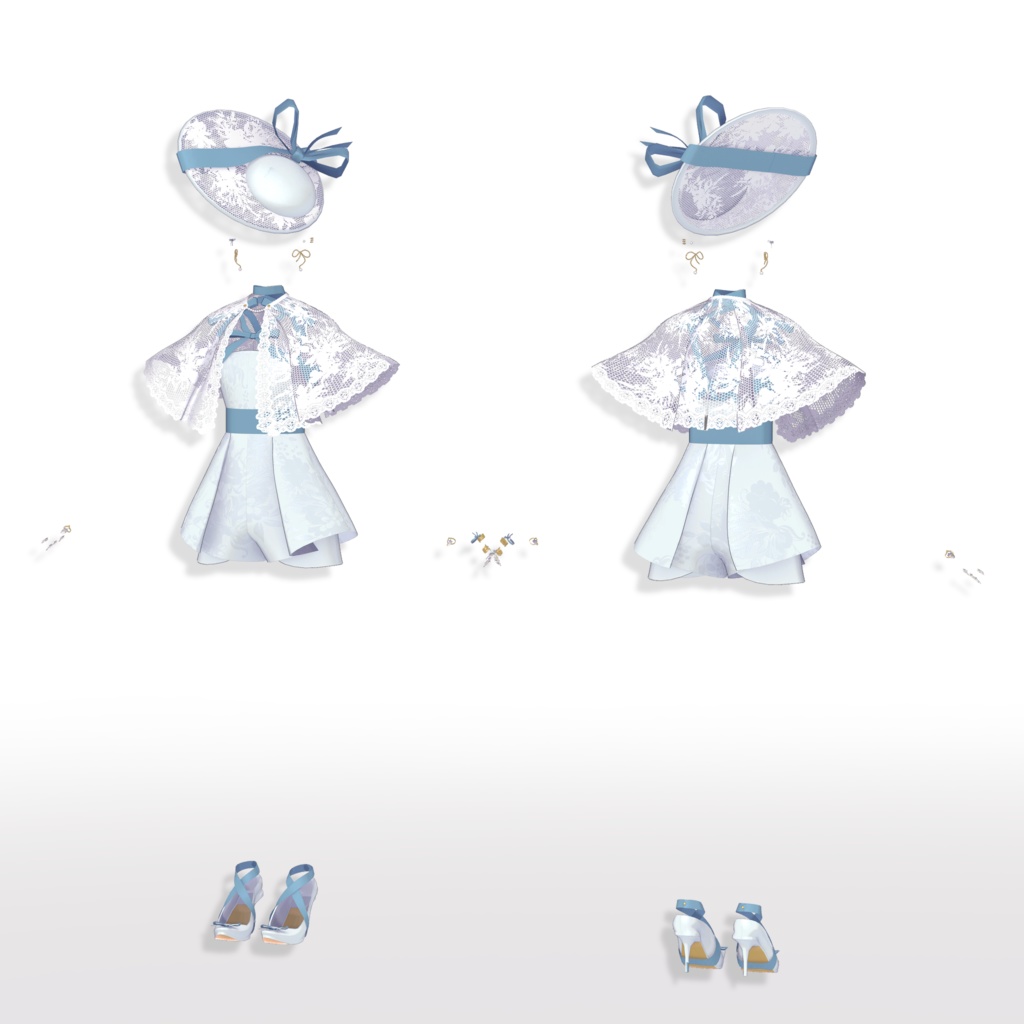 【VRC想定衣装】GirlyRibbon ガーリーリボン