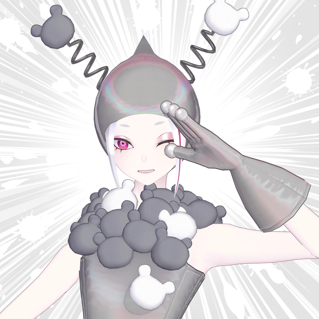 【VRChat想定衣装】襲来!くまくまエイリアン! KumaKumAlien