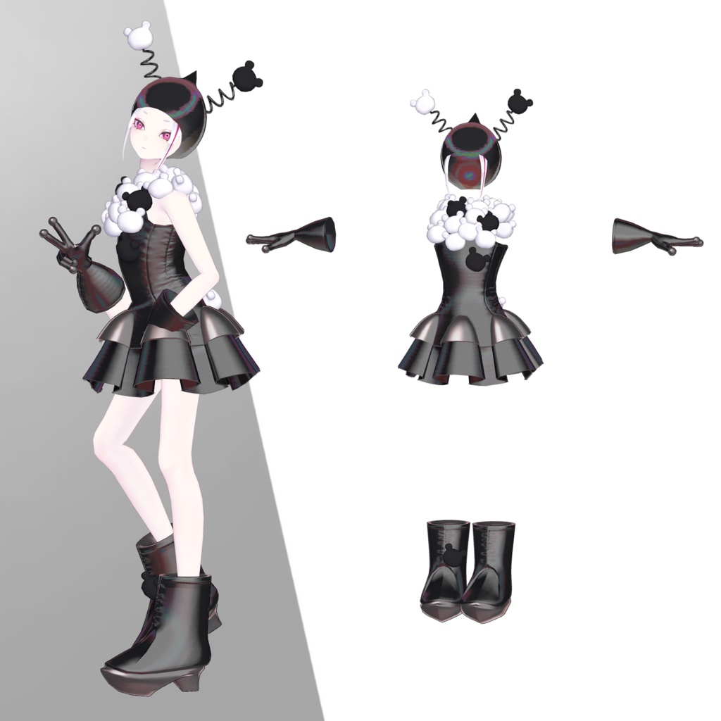 【VRChat想定衣装】襲来!くまくまエイリアン! KumaKumAlien