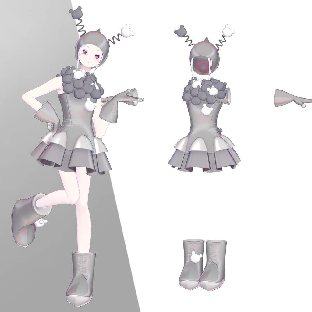 【VRChat想定衣装】襲来!くまくまエイリアン! KumaKumAlien