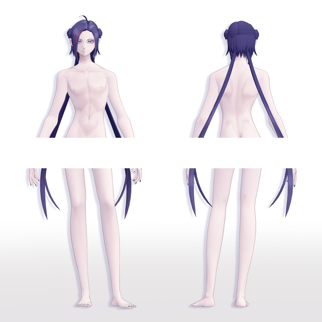 【オリジナル3Dモデル】Zain ザイン【VRChatアバター】