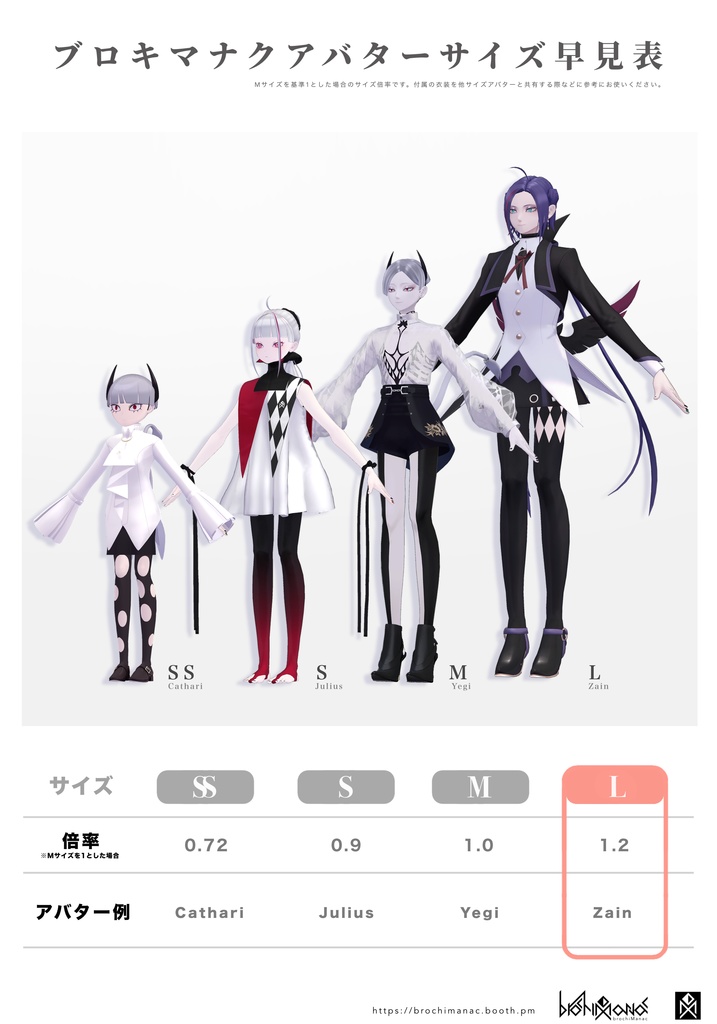 【オリジナル3Dモデル】Zain ザイン【VRChatアバター】