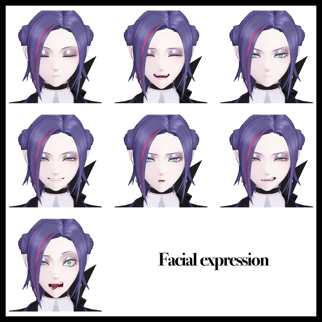 【オリジナル3Dモデル】Zain ザイン【VRChatアバター】