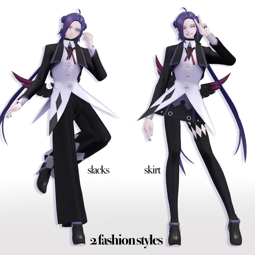 【オリジナル3Dモデル】Zain ザイン【VRChatアバター】