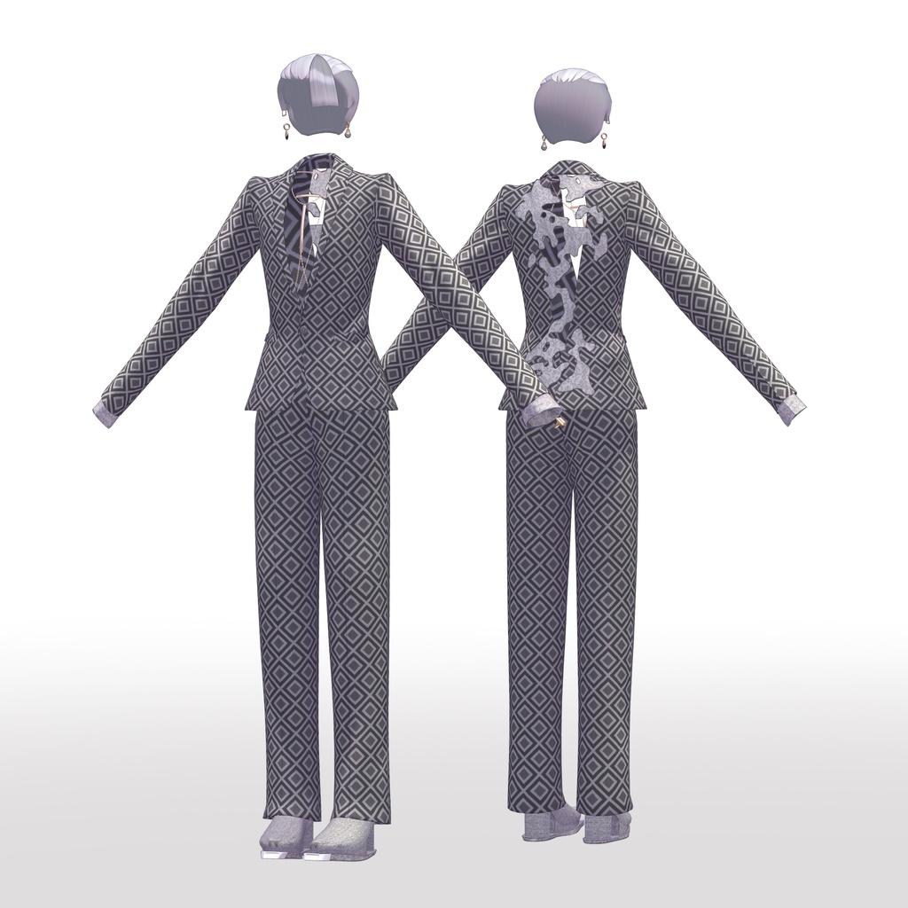 【VRC想定衣装】Dappled Sunlight Suit 木漏れ日スーツ